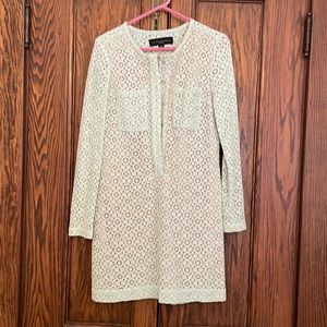 Victoria Beckham for Target, mint green lace dress with buttons